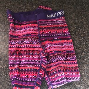 nike pro printed leggings